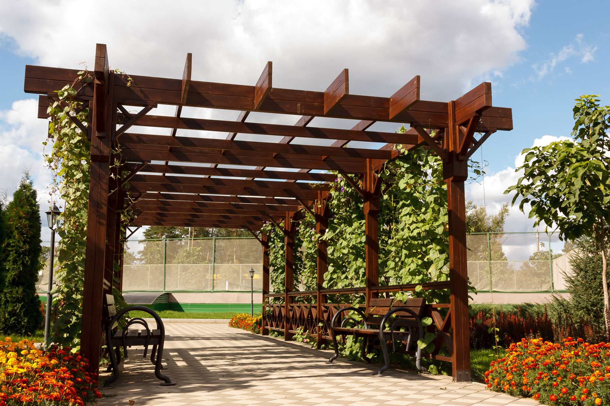 Menuiserie bois - Pergola - Les agenceurs de l'habitat